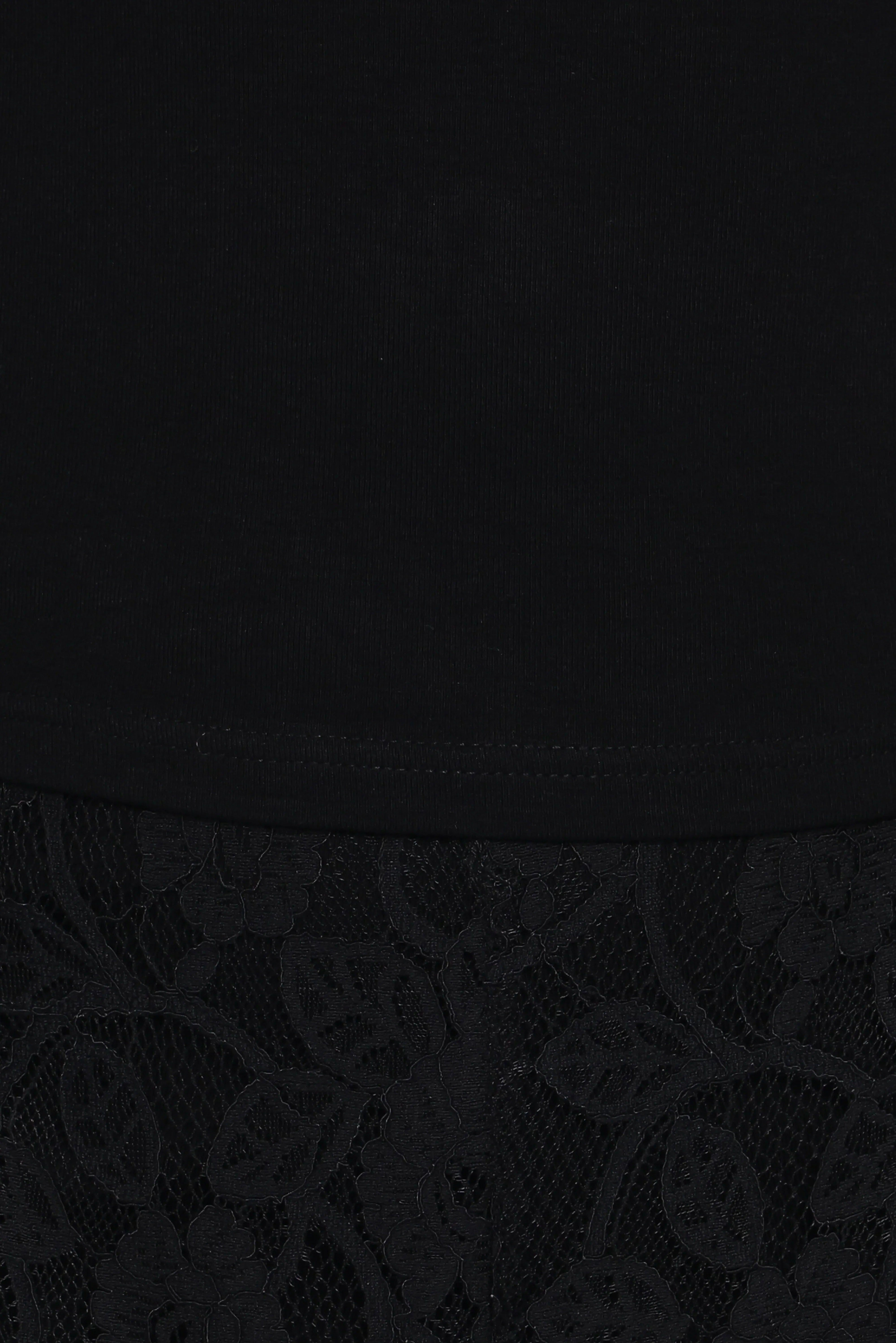 Alina Lace Pant Set Black