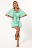 Chelsea Romper Mint Green