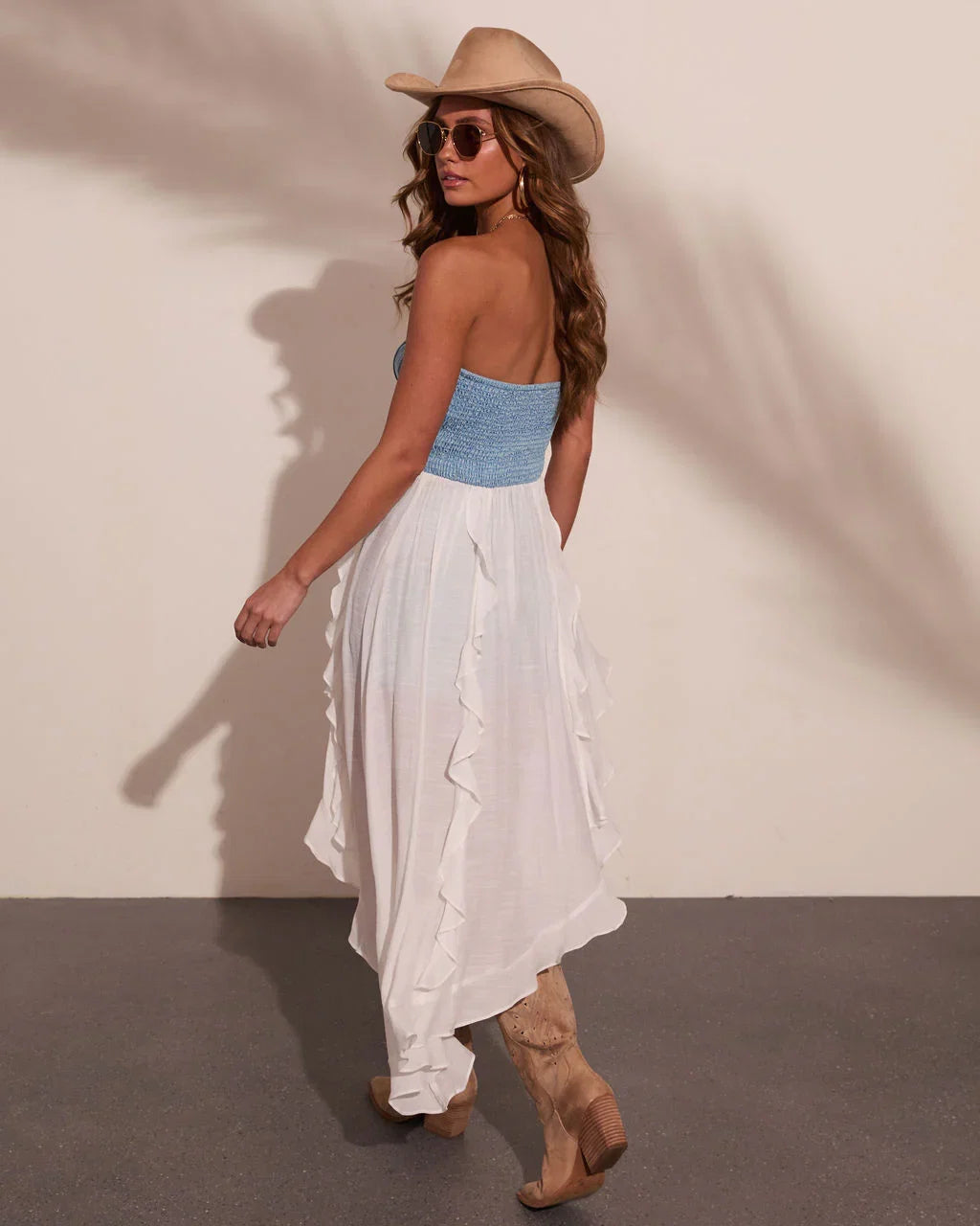 Outlaw Oasis High Low Corset Top