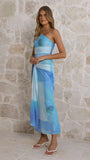 Kourt Maxi Dress Blue