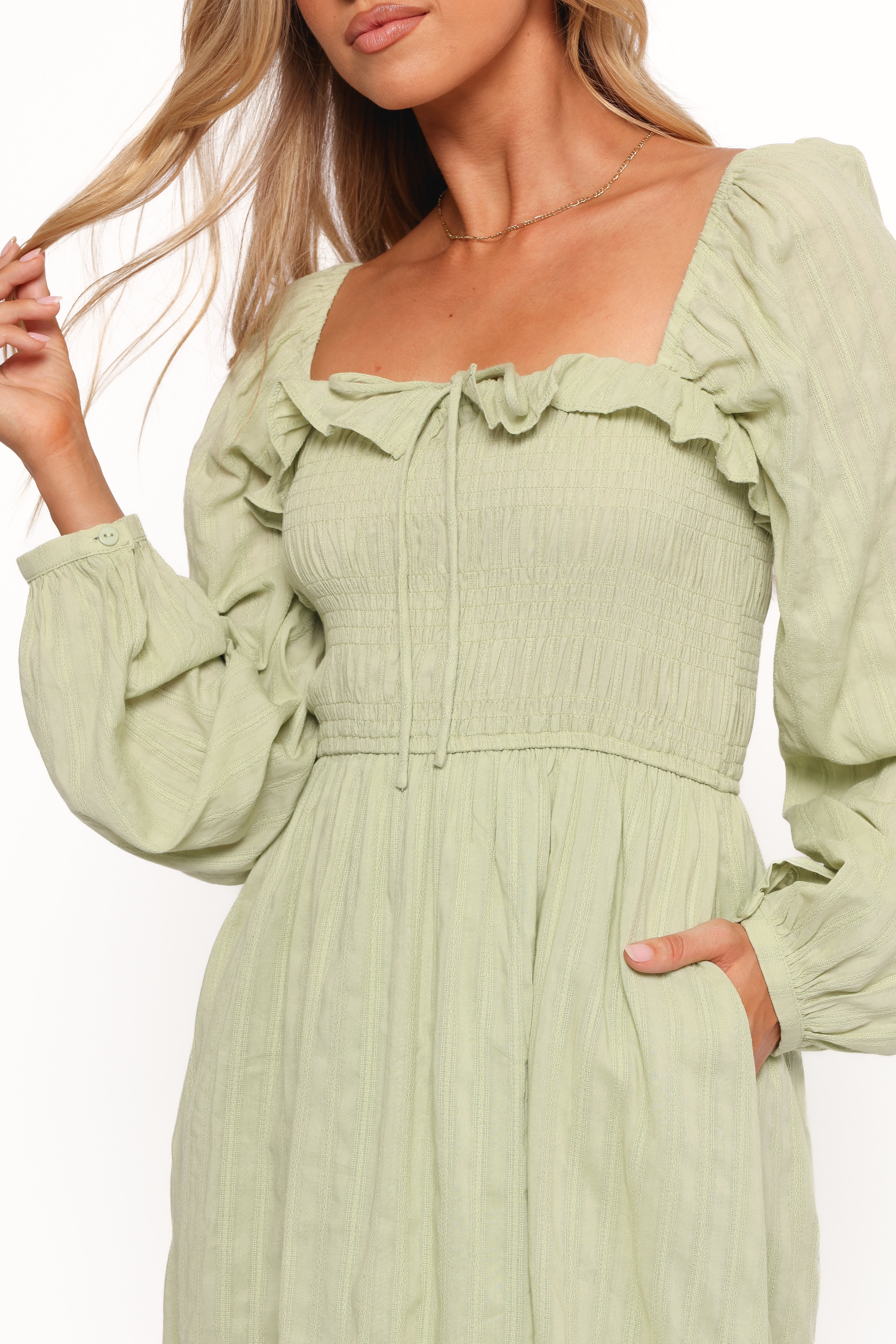 Ophelia Midi Dress Olive