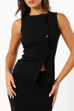 Adeline Two Piece Set Black
