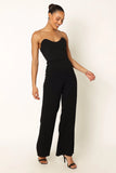 Nyla Sweetheart Jumpsuit Black