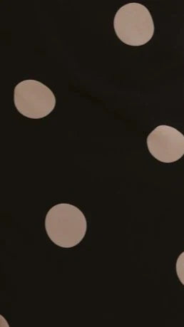 Beverly Maxi Dress Black Cream Polka Dot