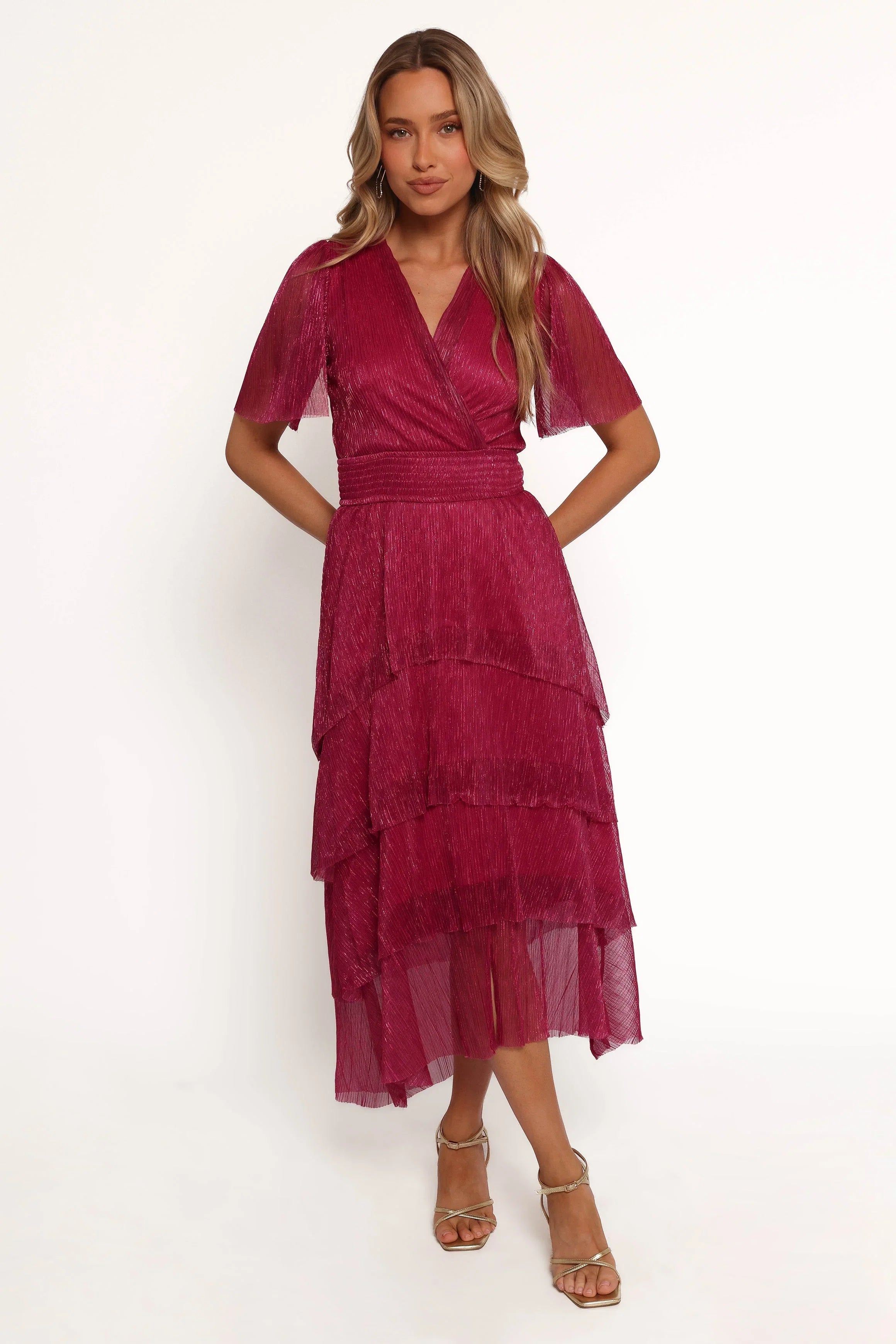 Jasmin Midi Dress Pink