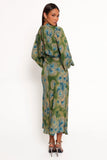Perrie Long Sleeve Midi Dress Green