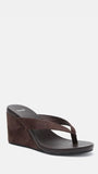 Baci Wedge Espresso Suede