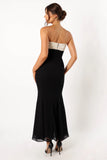 Cecilia Strapless Maxi Dress Black