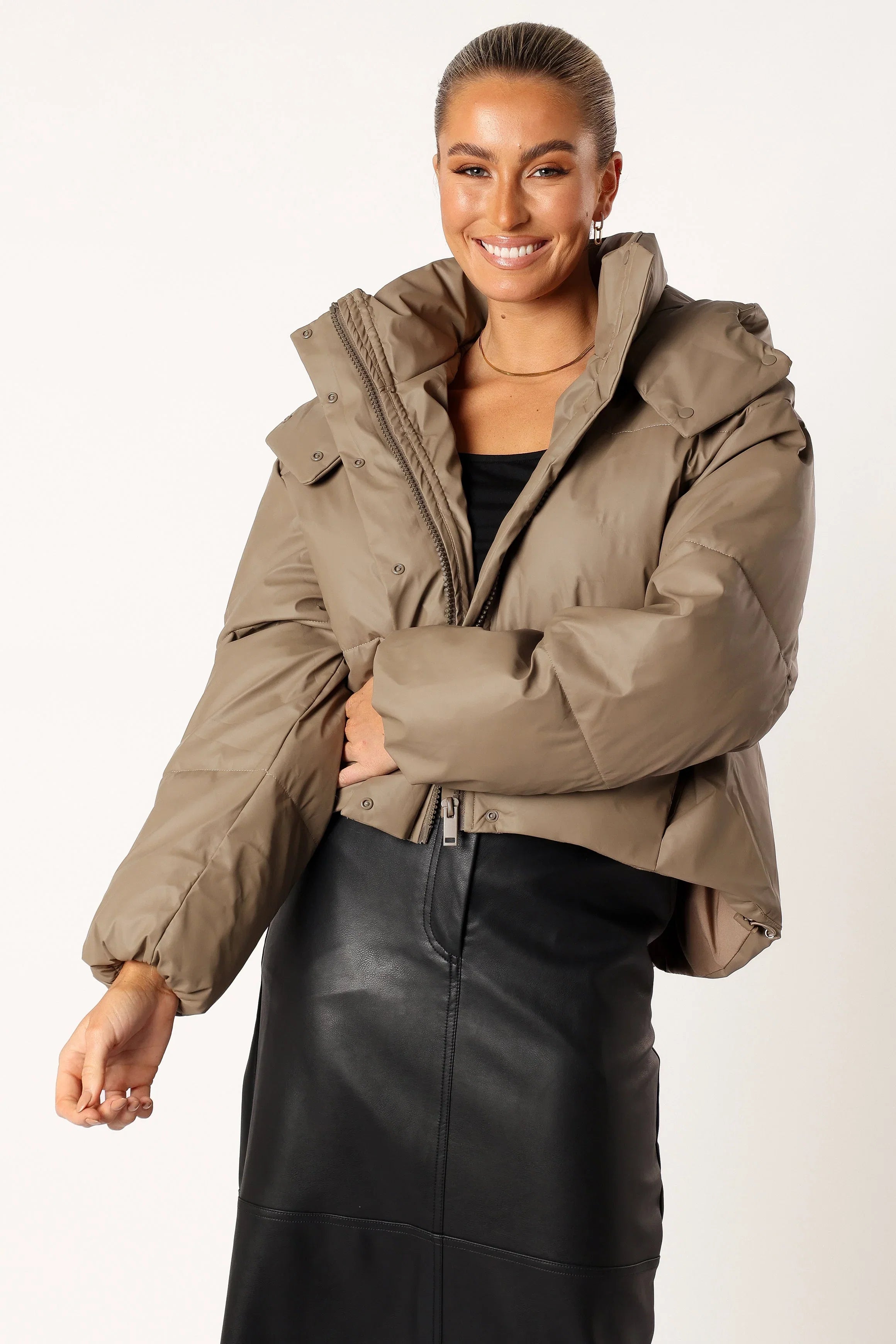 Tania Puffer Jacket Mocha