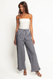 Marina Pant Black Gingham