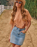 Blue Reverie Denim Mini Skirt