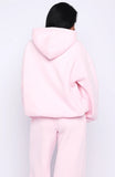 Vibe Too High Oversized Hoodie Pink
