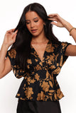 Ricki Top Black Gold