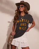 Wanted And Wild Graphic Short Sleeve Graphic Tee