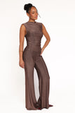 Sydney Wide Leg Pant Bronze