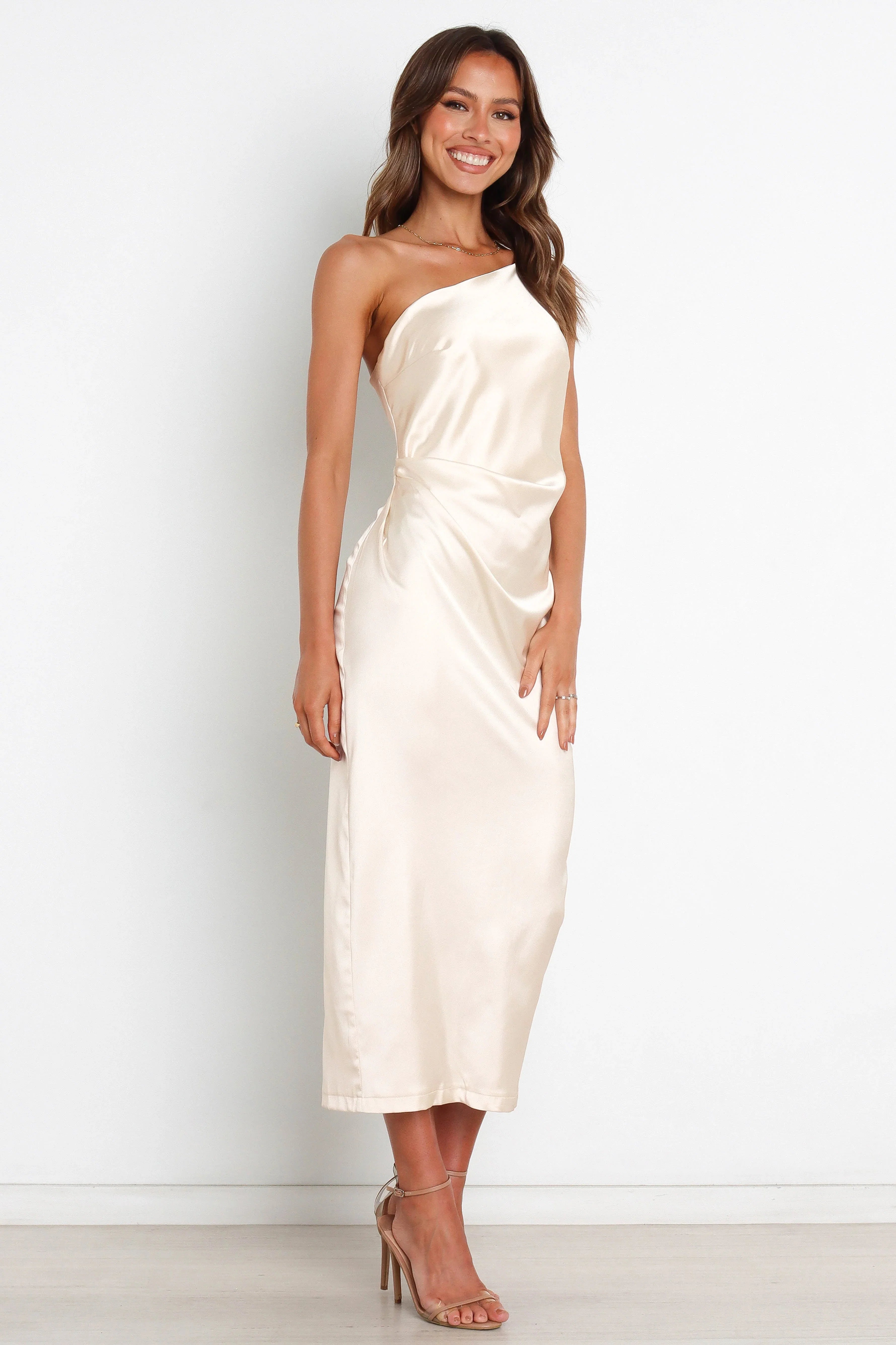 Luella Dress Pearl White