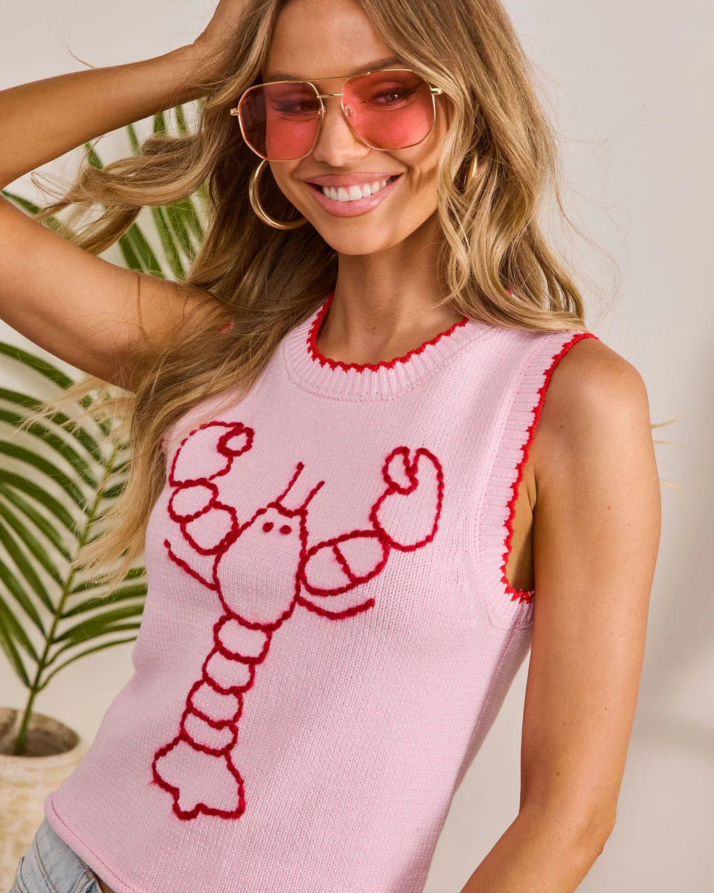 Catch of the Day Knit Lobster Sweater