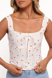Alice Corset Top Ditsy Heart