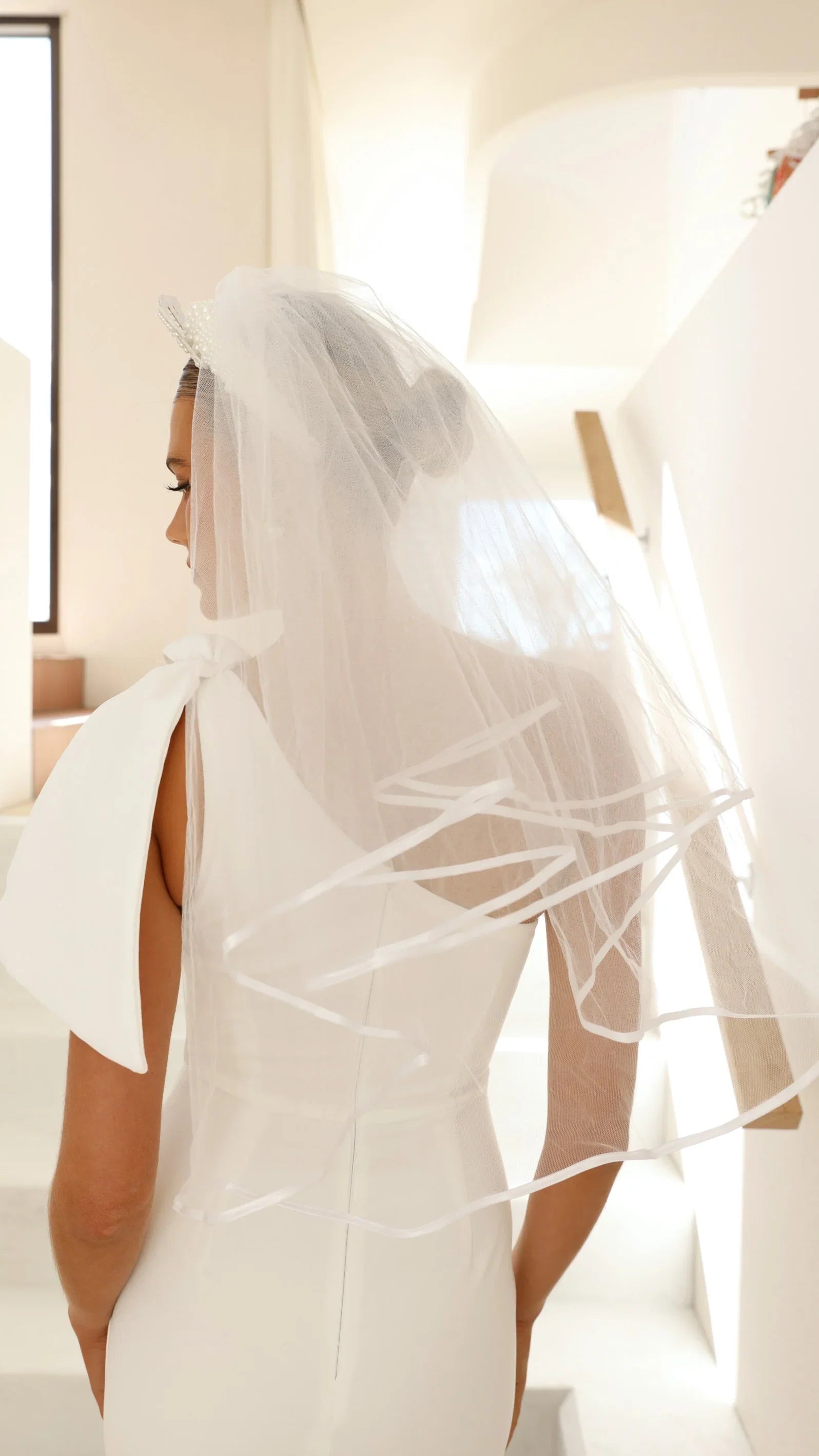 Bride To Be Veil White