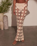 Francina Crochet Cover Up Maxi Skirt
