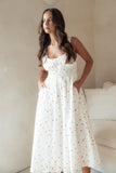 Auguste Midi Dress Ditsy Heart