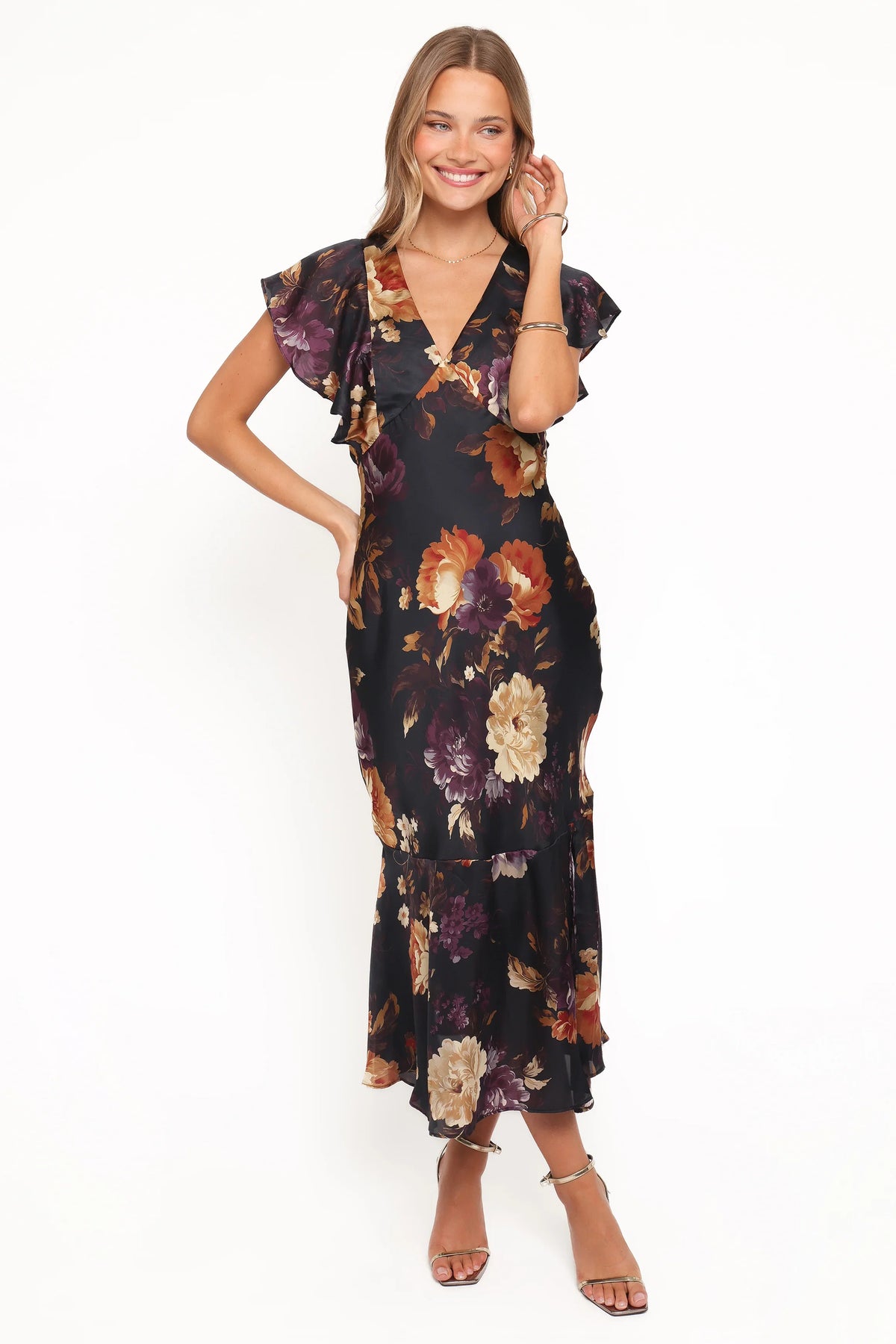 Evonne Midi Dress Nightfall Floral
