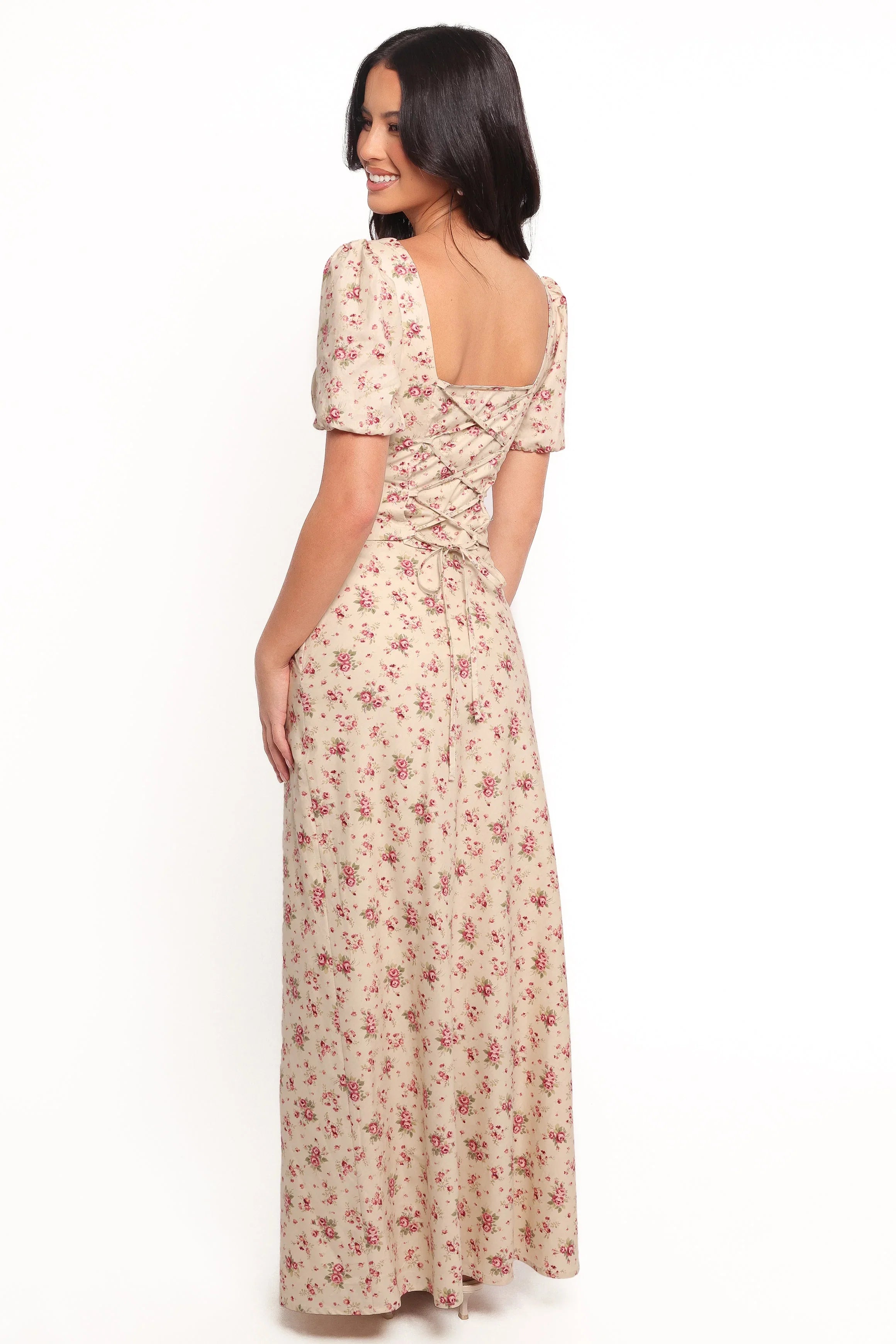 Annly Maxi Skirt Red Floral