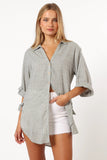 Wren Oversized Shirt Olive
