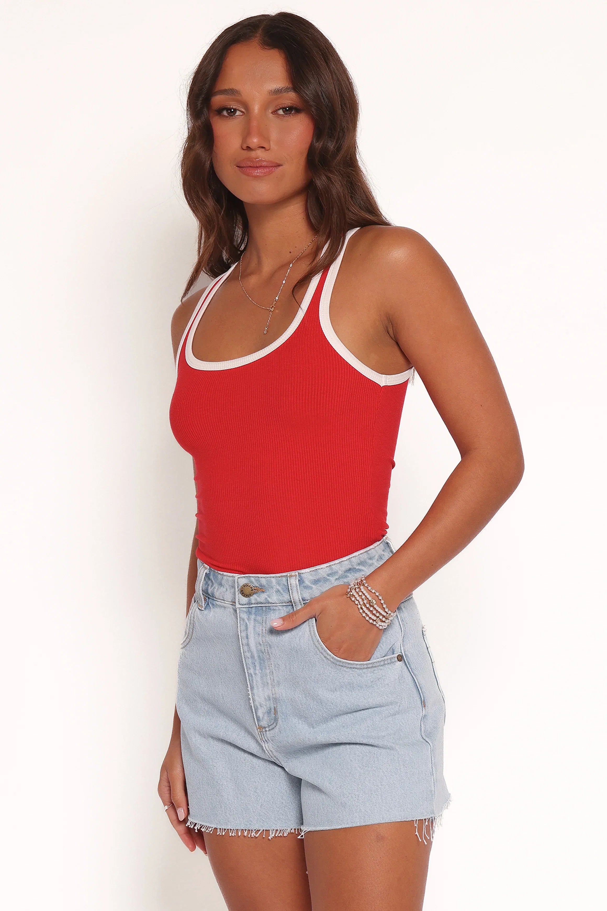 Angelo Tank Cherry Red
