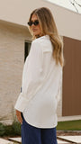 Juliana Button Up Shirt White