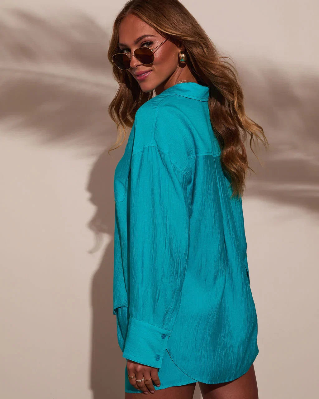 Sindie Collared Button Down Top