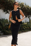 Peter Two Piece Set Black