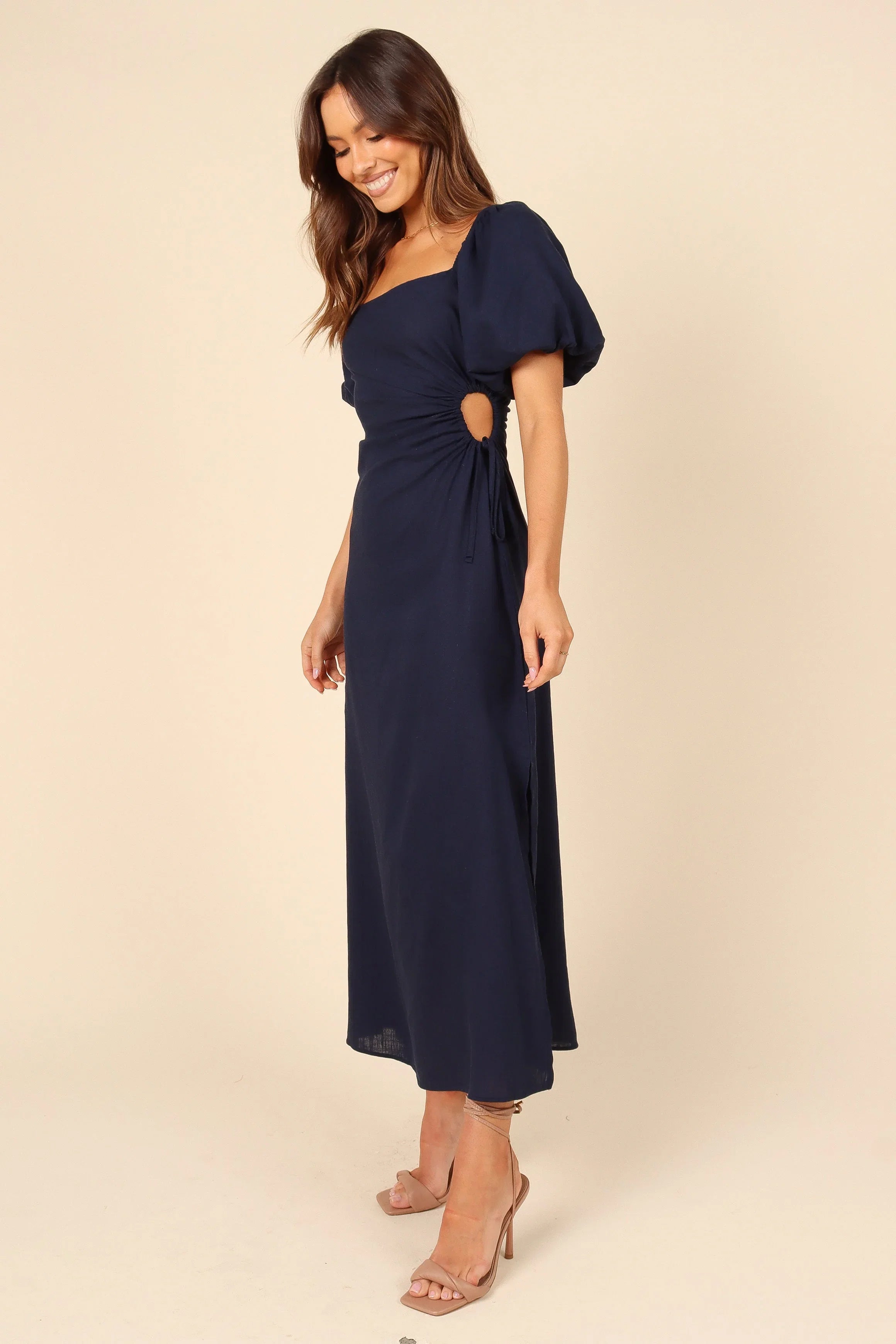 Chloe Cut Out Dress Navy