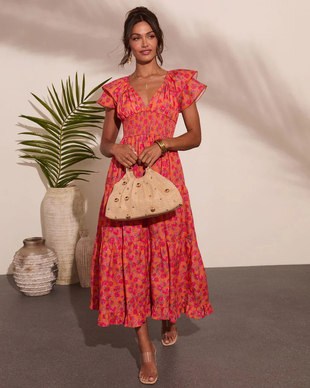 Sunbud Glow Floral Maxi Dress