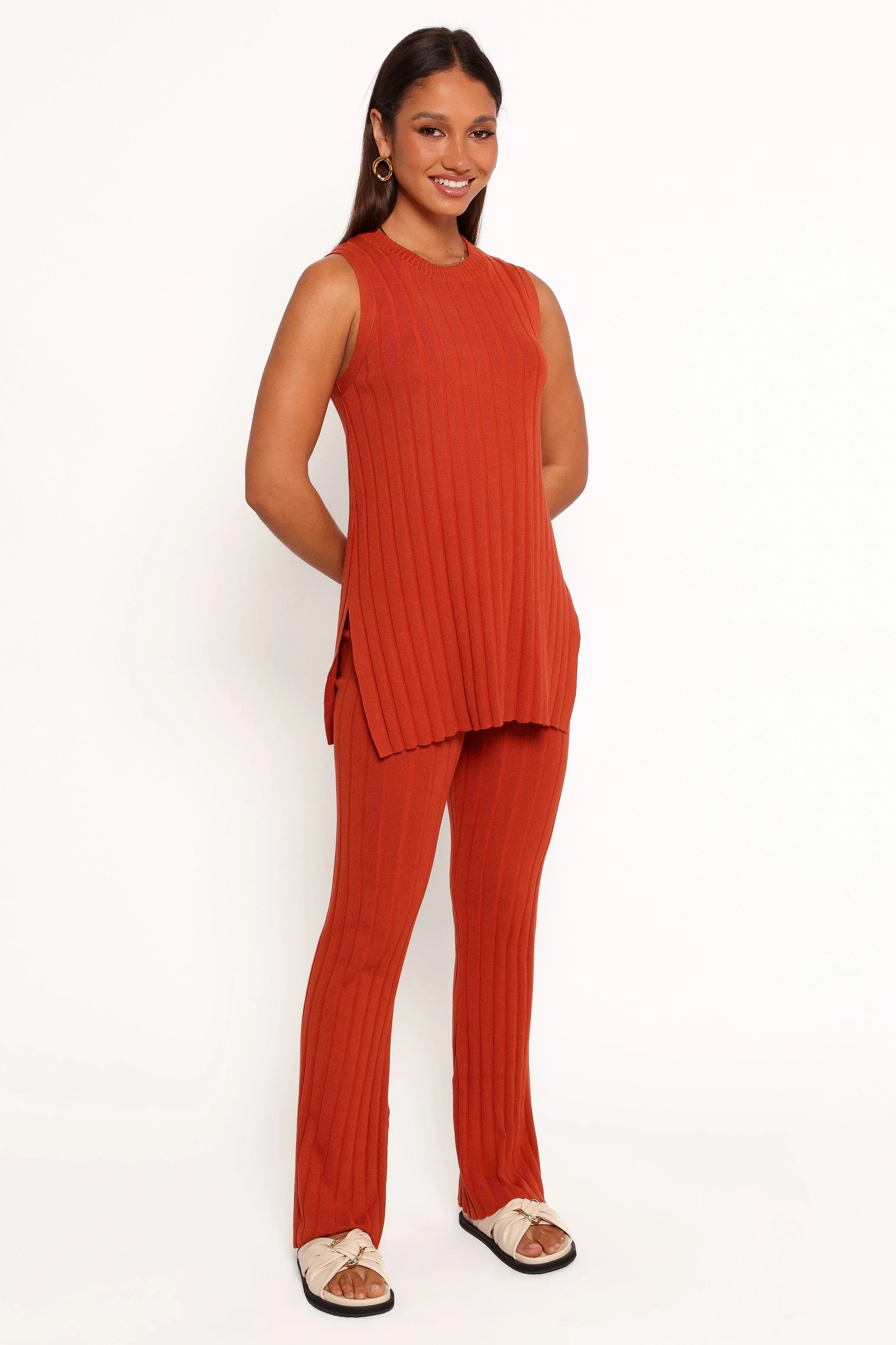 Silvie Knitted Set Rust