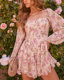 Lendie Fitted Waist Romper