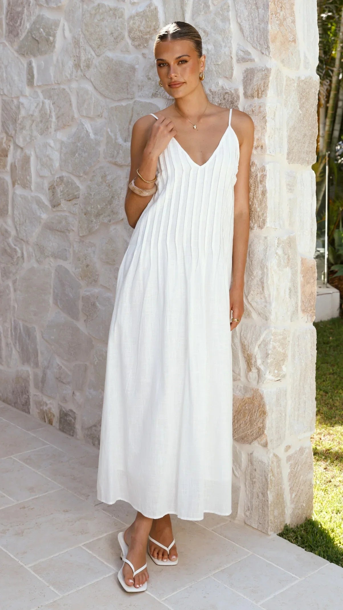 Aspen Maxi Dress White
