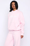Vibe Too High Oversized Hoodie Pink