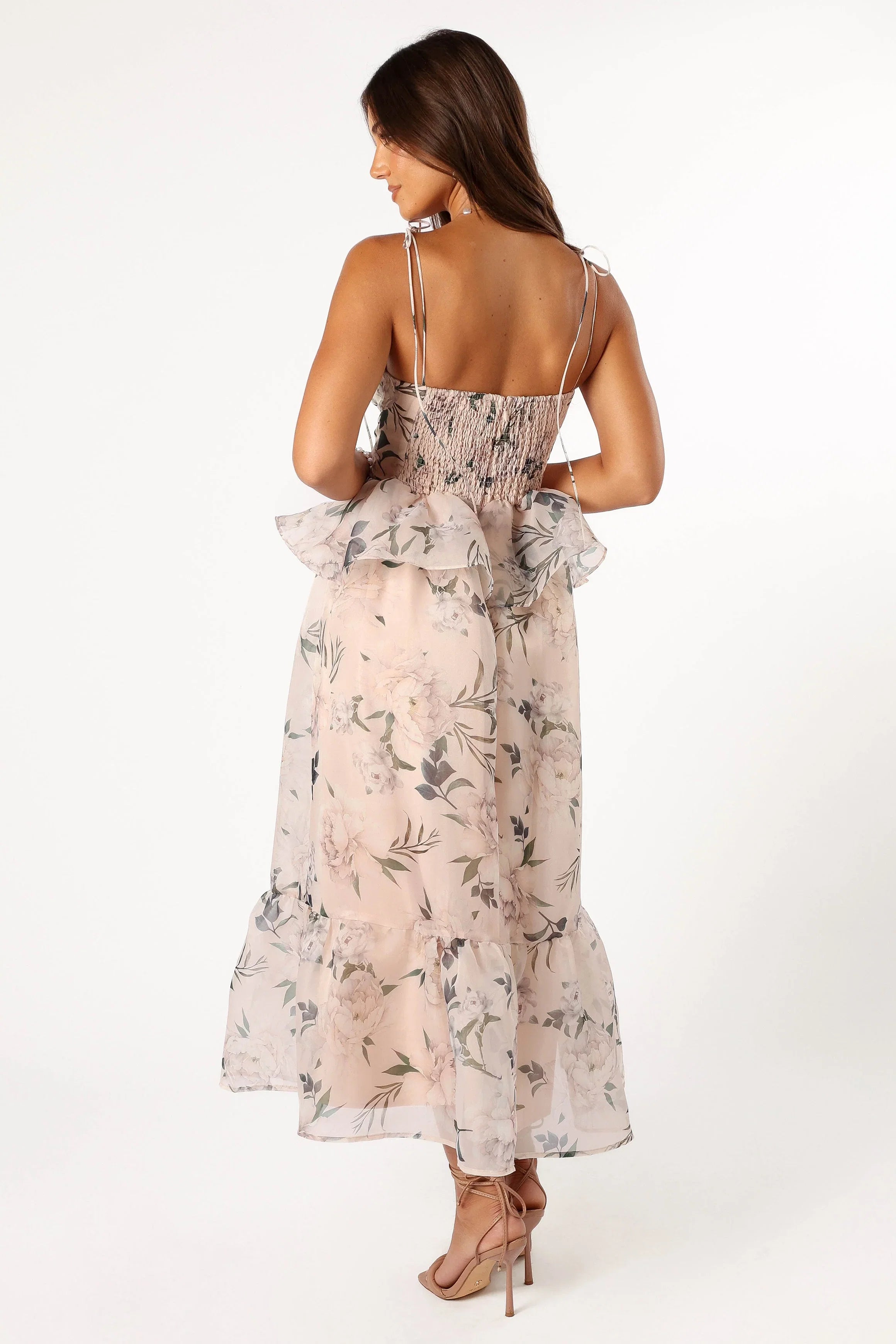 Kennie Midi Dress Pink Floral