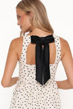 Kansas Mini Dress White Polka Dot