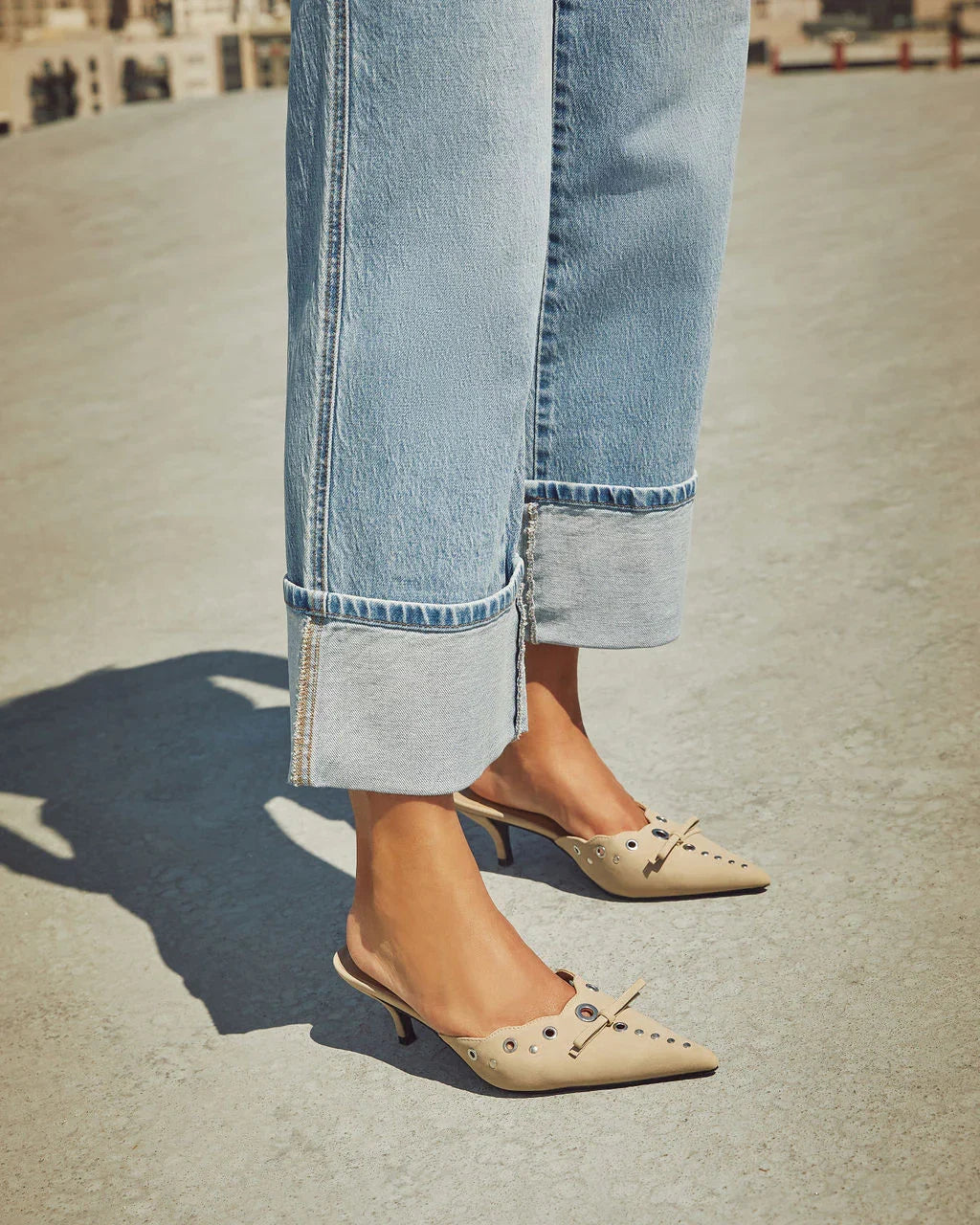 Harden Stretch High Rise Straight Leg Cropped Jeans