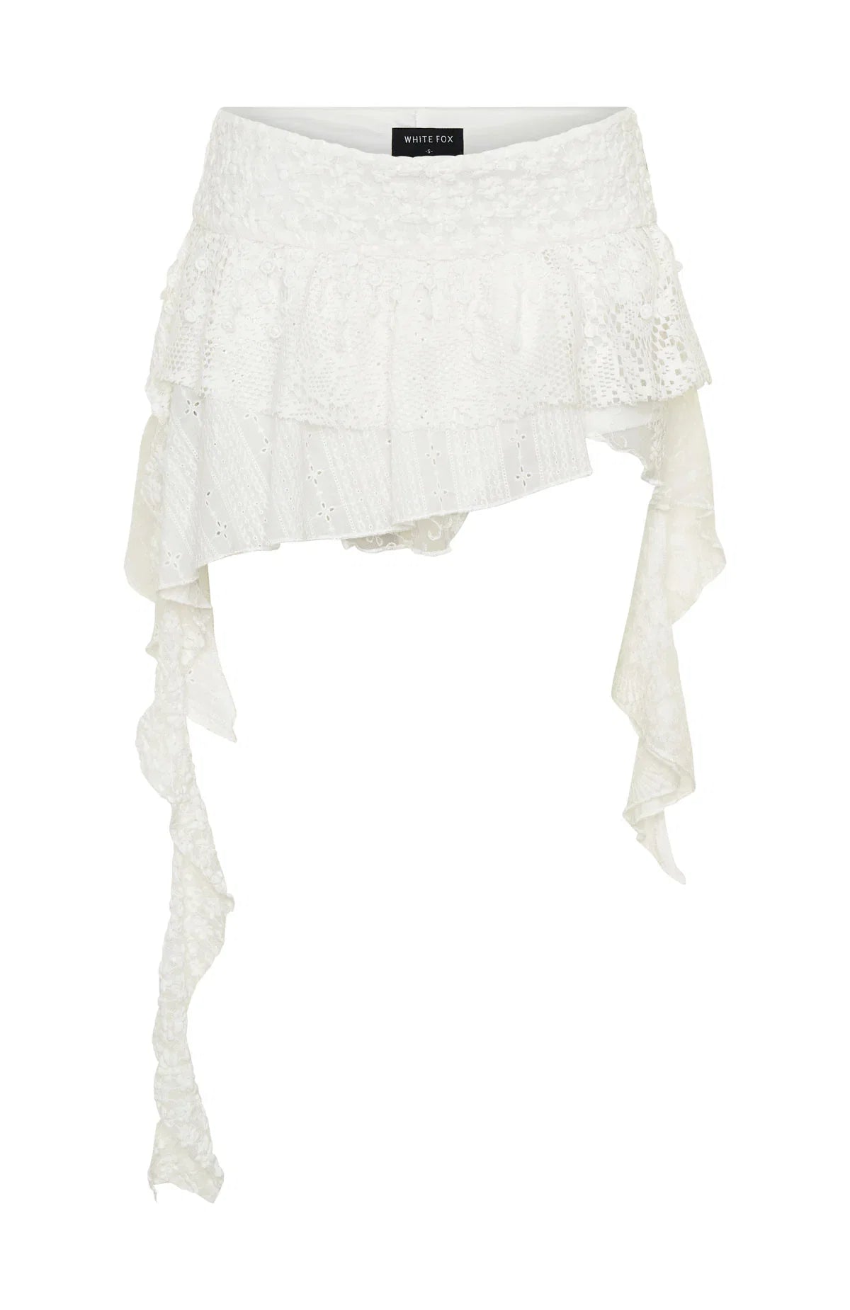 Social Hour Mini Skirt White