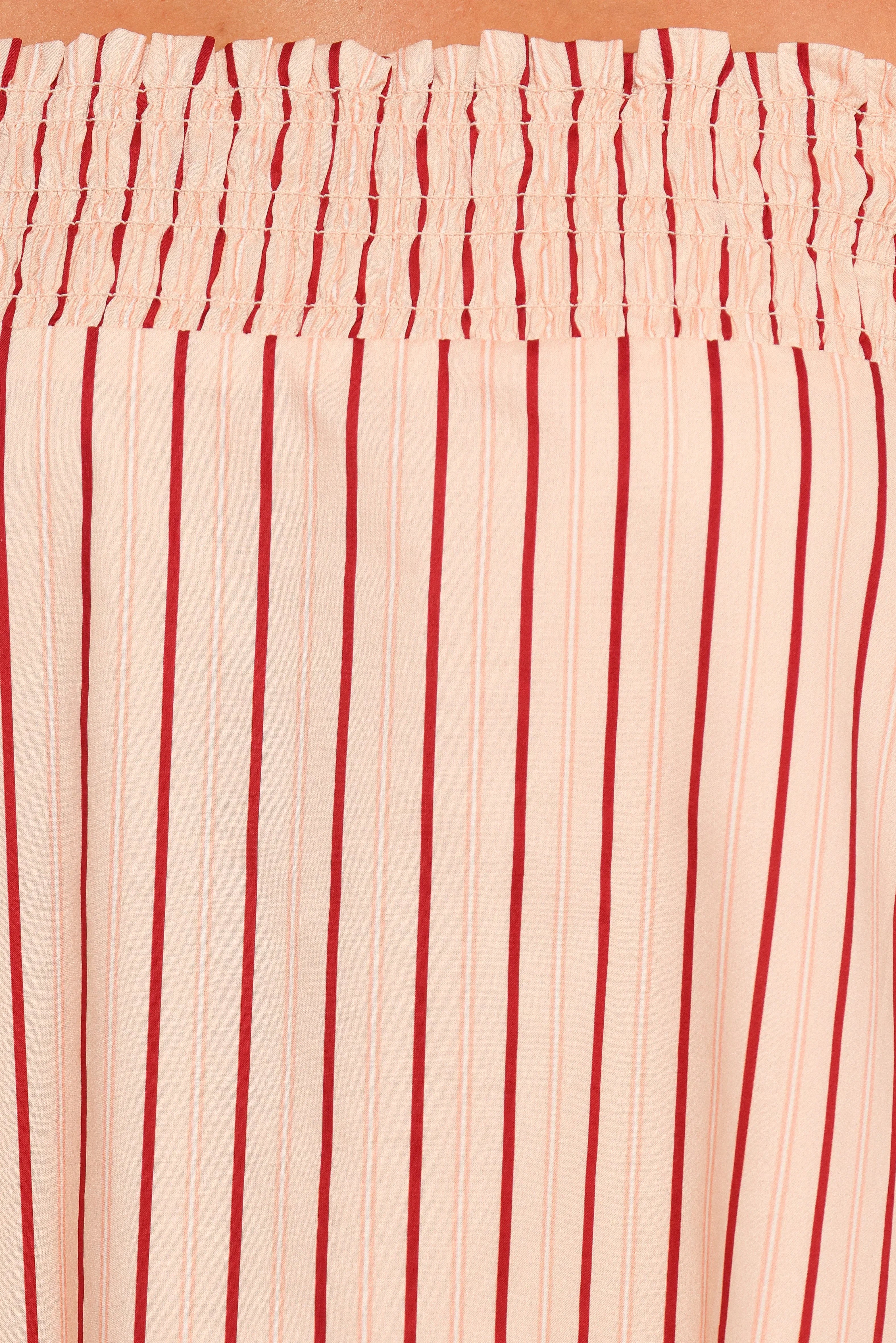Irina Maxi Dress Pink Stripe