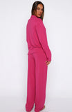Pillow Talk Long Sleeve Pyjama Set Berry