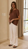 Sophia Top Chocolate
