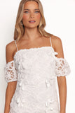 Celestia Mini Dress White