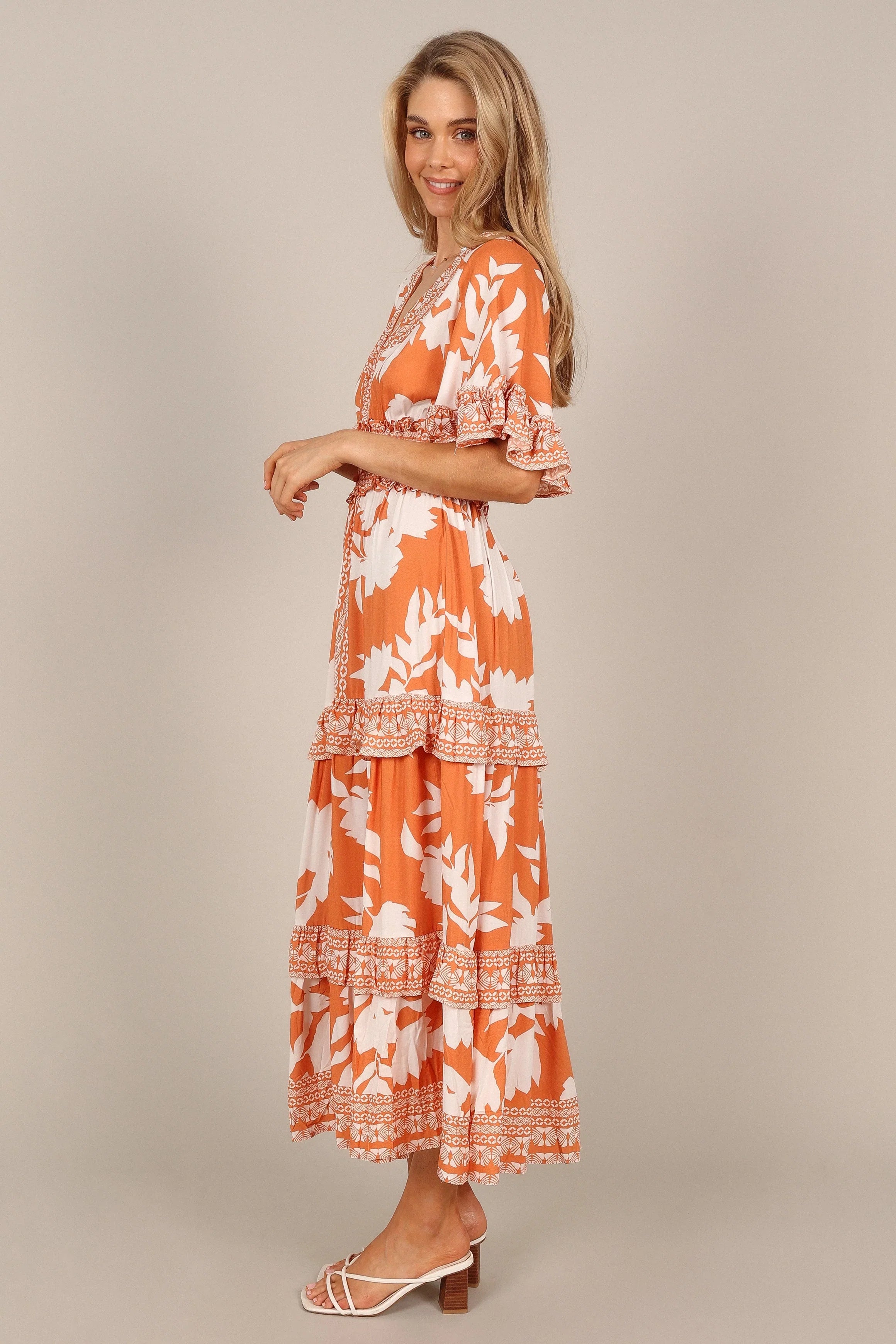Silvio Maxi Dress Orange
