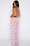 Croatian Coast Pants Pink Polka Dot
