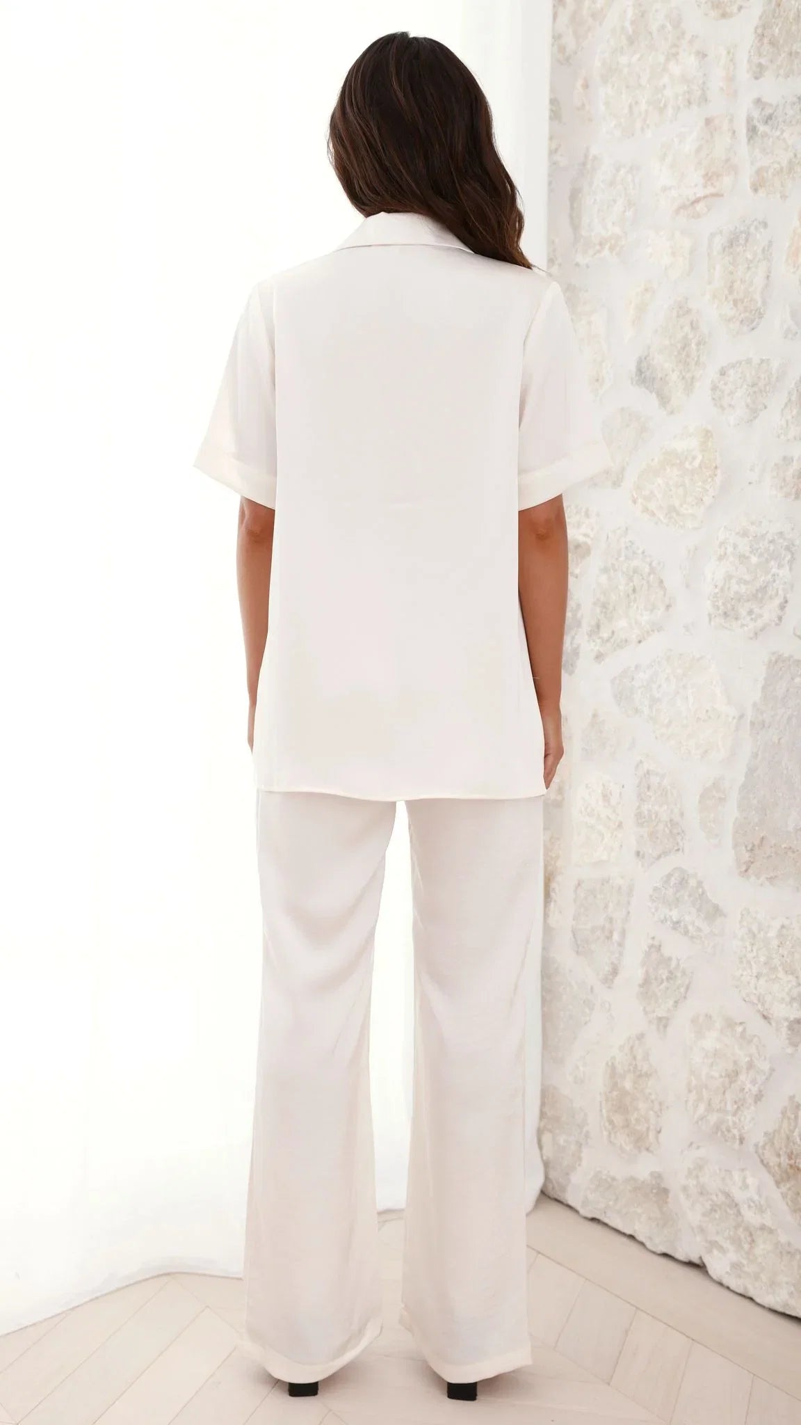 Imogen Button Shirt Cream