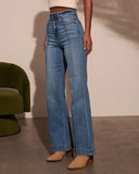Kyleen Super Stretch Pintuck Flare Jean